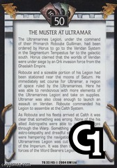 The Muster at Ultramar